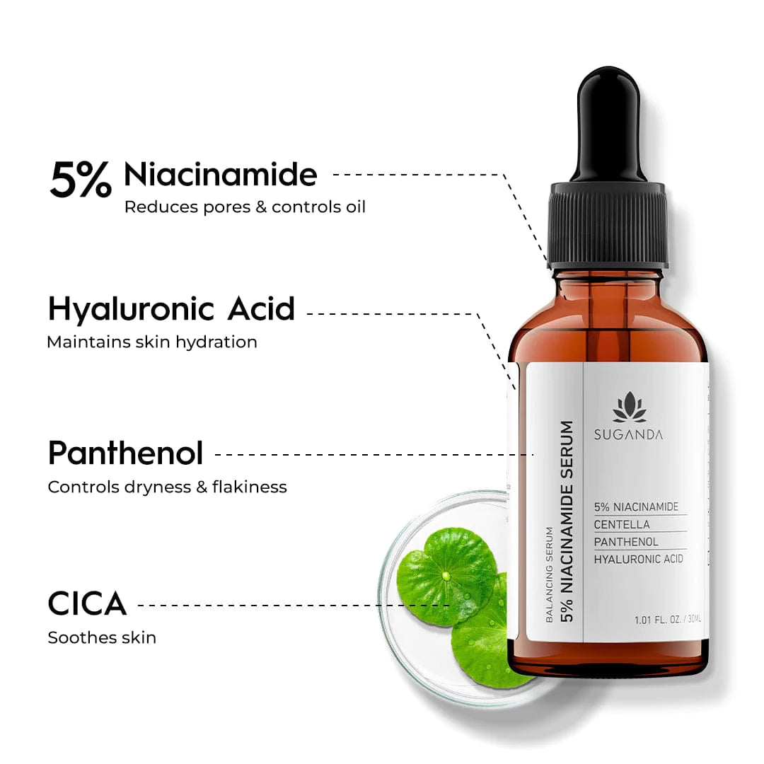 SUGANDA Balancing Serum 5%  NIACINAMIDE SERUM 30ML