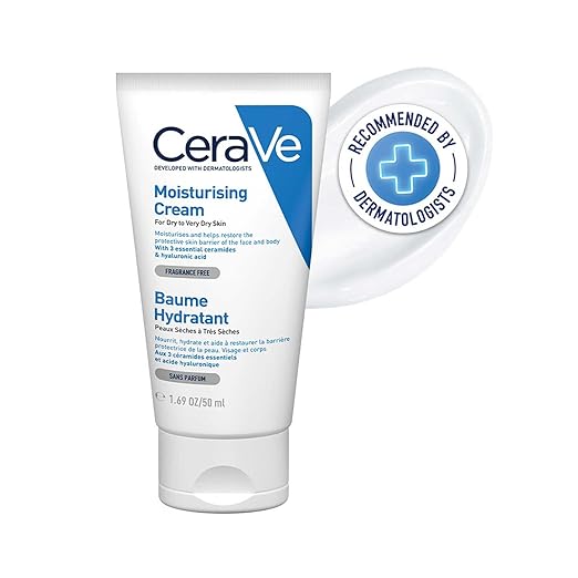 CeraVe Moisturizers, Moisturizing Cream For Dry To Very Dry Skin (50ml / 1.69 oz)