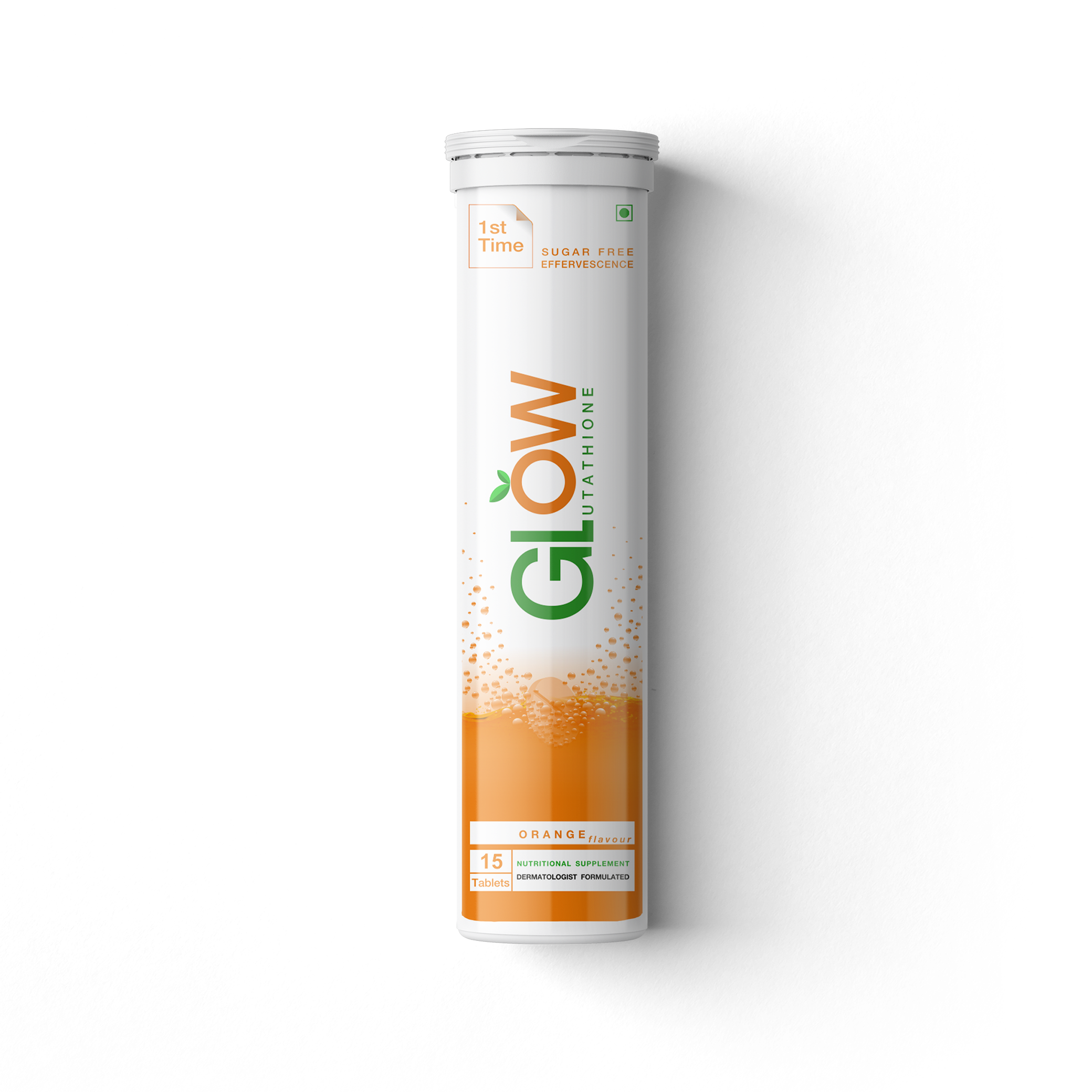 Glow Glutathione</br>2 in 1 L-Glutathione 500mg + Vitamin C 1000mg - 15 + 15 Effervescent Tablets+ Gluta Glow Soap