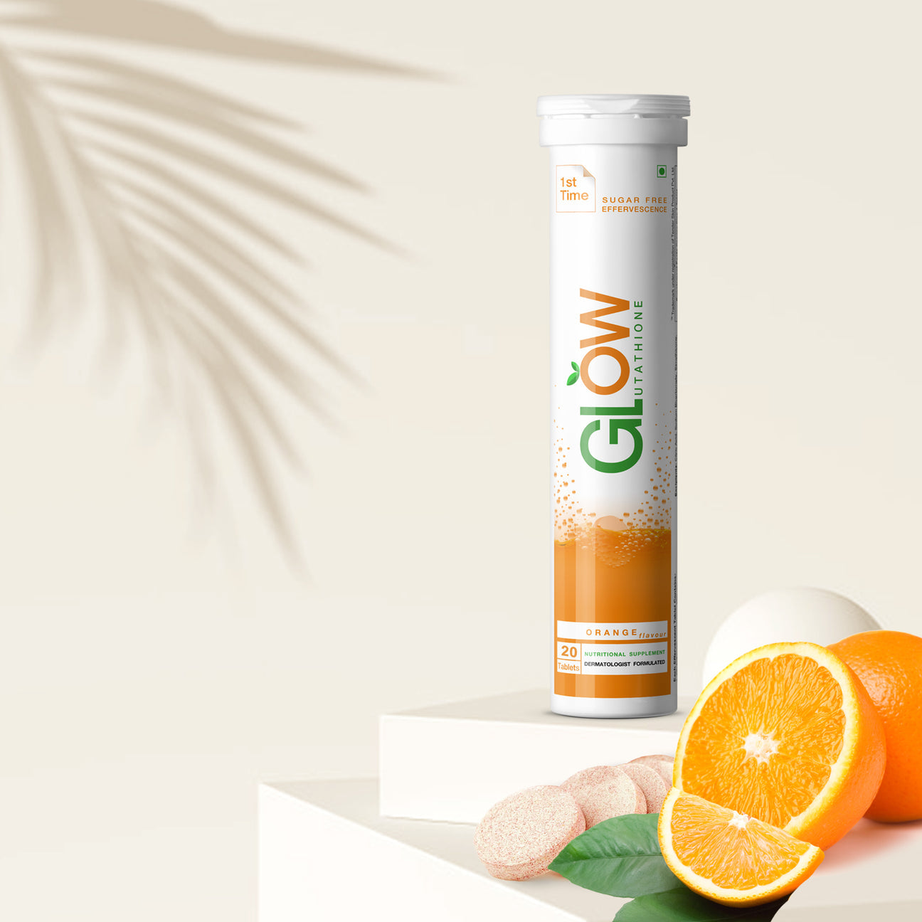 GlowGlutathione 2 in 1 L-Glutathione 500mg + Vitamin C 1000mg- 15 Effervescent Tablets , GlutaGlow Natural Crystal Luxury FootSpa At Home & GlutaGlow Soap Pack of 2
