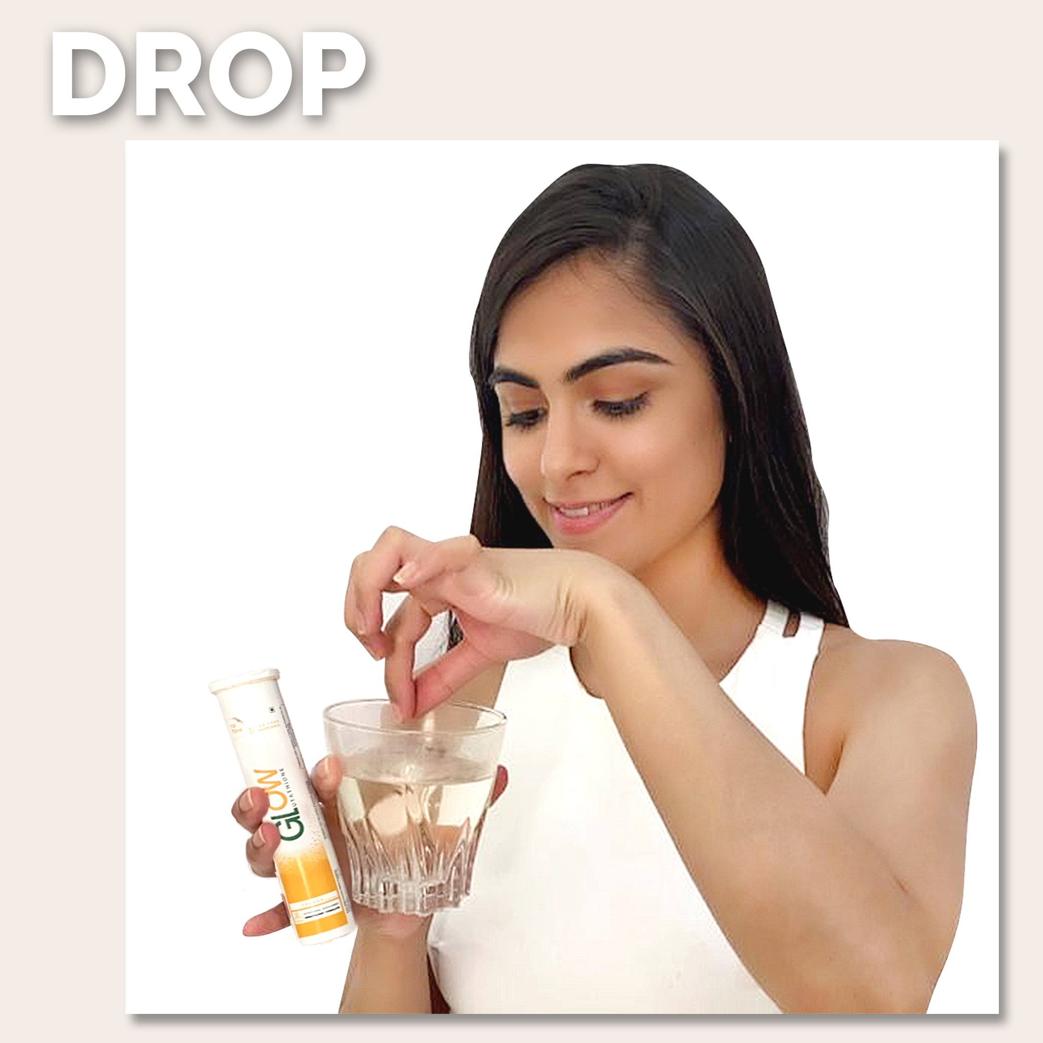 GlowGlutathione</br>2 in 1 L-Glutathione 500mg + 1000 mg of Organic Amla Fruit Extracted Vit C15 + 15 Effervescent Tablets+ GlutaGlow Soap