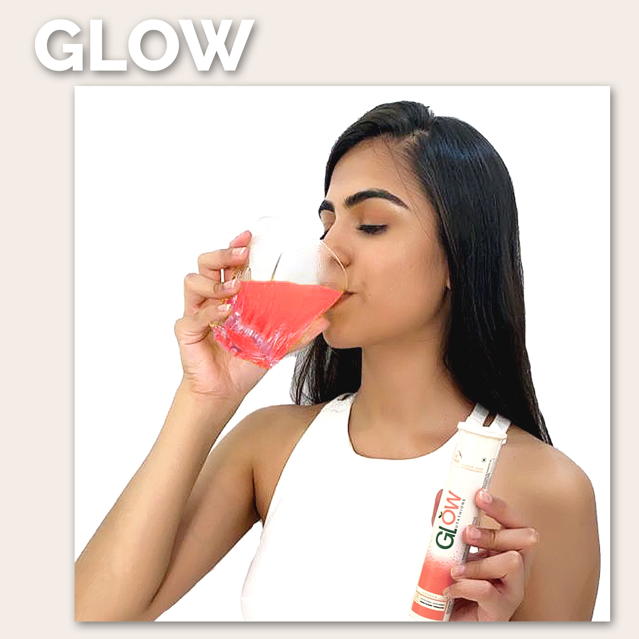 Glow Glutathione</br>2 in 1 L-Glutathione 500mg + Vitamin C 1000mg- 15 + 15 Effervescent Tablets
