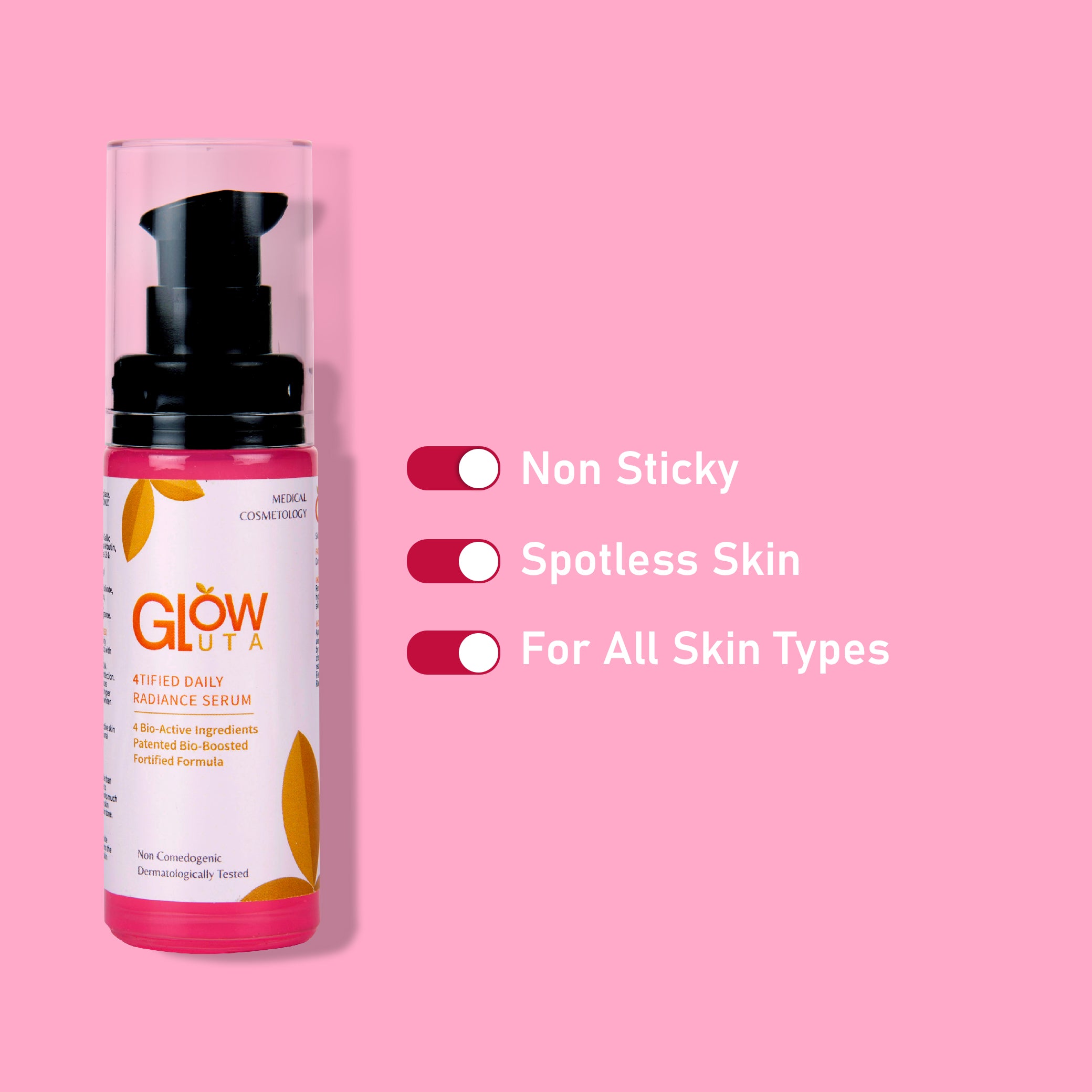 GlutaGlow</br>4Tified Daily Radiance Rejuvenating Skin Serum